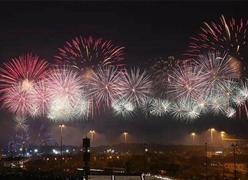 鱼台县焰火晚会